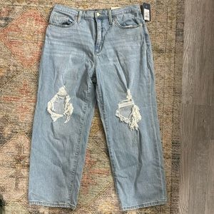 🆕NWT*UNIVERSAL THREAD Vintage Straight Jean size 14/32 Crop 26” inseam